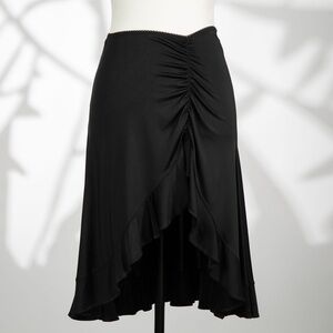Sexy Ruffle Skirt with Front Slits | Size: XS | Excellent Condition